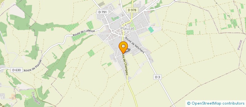 localisation de l'entreprise CAVE MARTIN  PLAUZAT