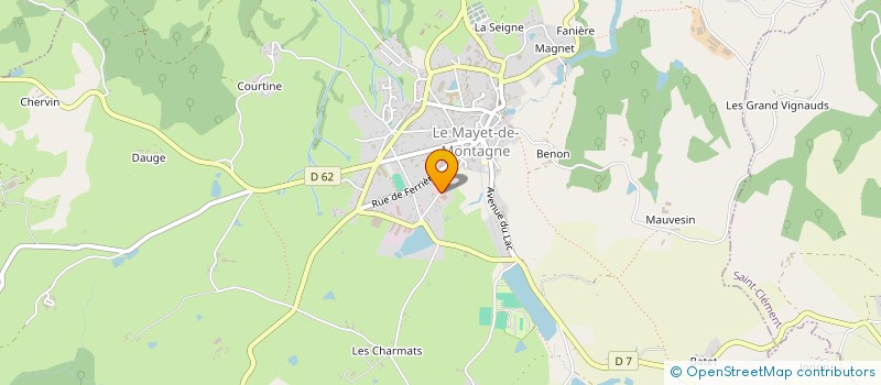 localisation de l'entreprise CAVE MAYETOISE BARTASSOT à LE MAYET-DE-MONTAGNE