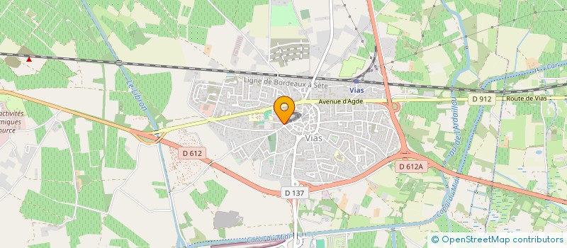 localisation de l'entreprise CAVE NOUGUIER ET FILLES à VIAS