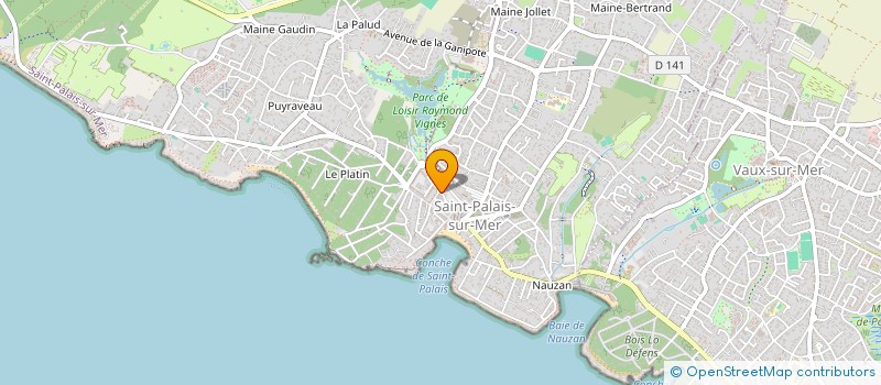 localisation de l'entreprise CAVE PARISIENNE à SAINT-PALAIS-SUR-MER