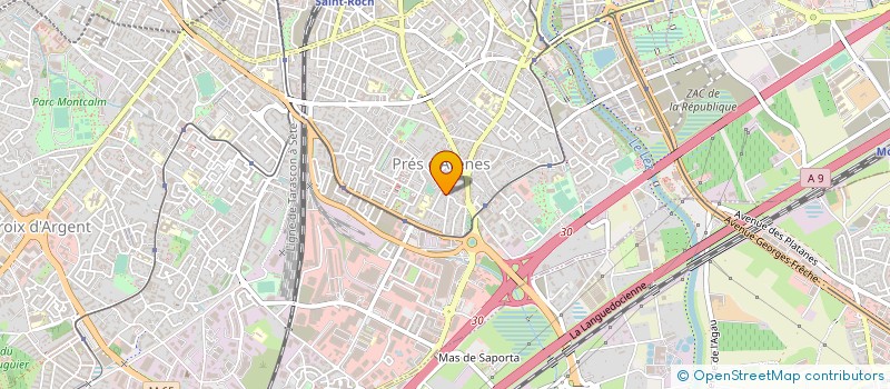 localisation de l'entreprise CAVE PIEREL à MONTPELLIER