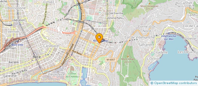 localisation de l'entreprise CAVE ROBINI à NICE
