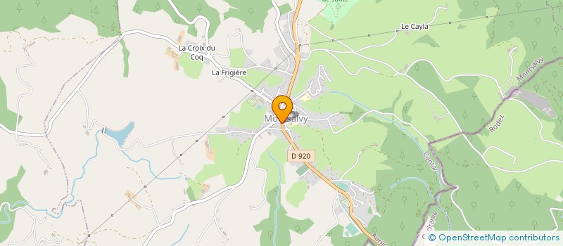 localisation de l'entreprise CAVE SAINT GAUSBERT à MONTSALVY