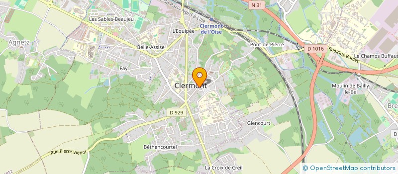 localisation de l'entreprise CAVE & TERROIRS  CLERMONT