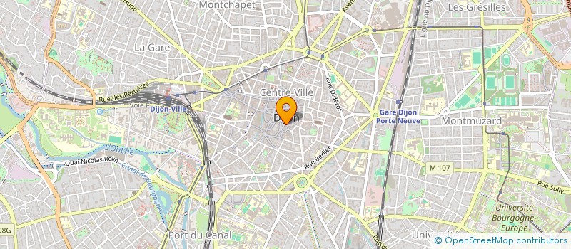 localisation de l'entreprise CAVE VAUBAN  DIJON