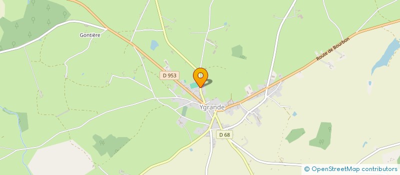 localisation de l'entreprise CAVE YGRANDAISE  YGRANDE
