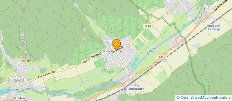 localisation de l'entreprise CAVEAU AU RAISIN D'OR  ZIMMERBACH