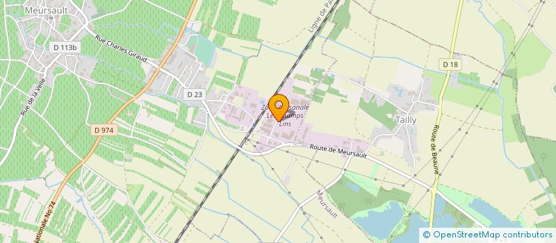 localisation de l'entreprise CAVEAU DE LA TOUR à MEURSAULT