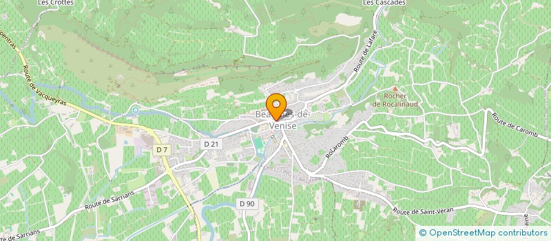 localisation de l'entreprise CAVEAU DES DENTELLES DE MONTMIRAIL à VACQUEYRAS
