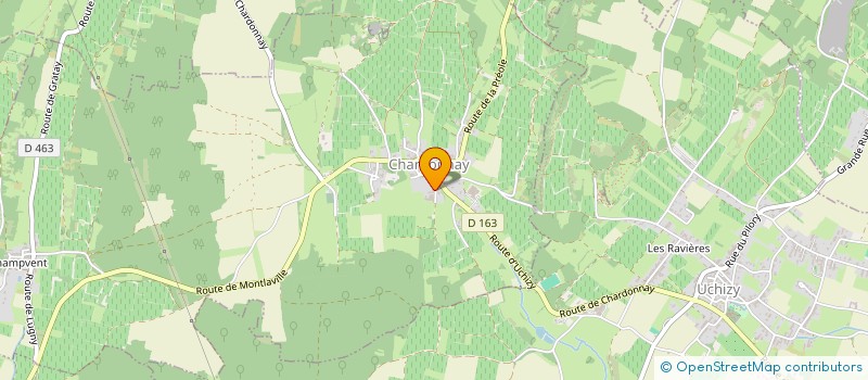 localisation de l'entreprise CAVEAU DU MILLENAIRE à CHARDONNAY