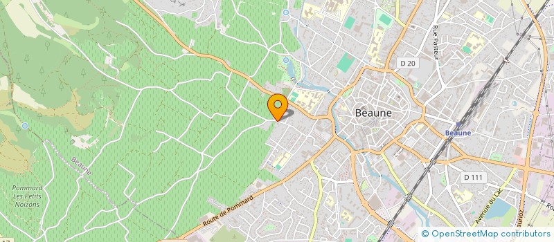 localisation de l'entreprise CAVEAU MADELEINE à BEAUNE