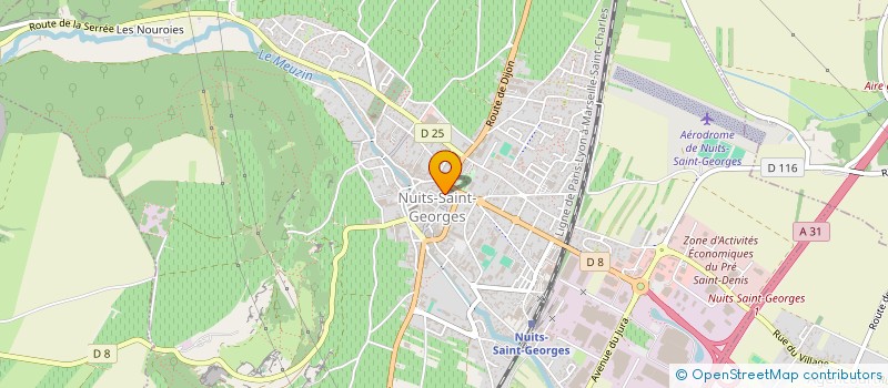 localisation de l'entreprise CAVEAU NUITON à NUITS-SAINT-GEORGES