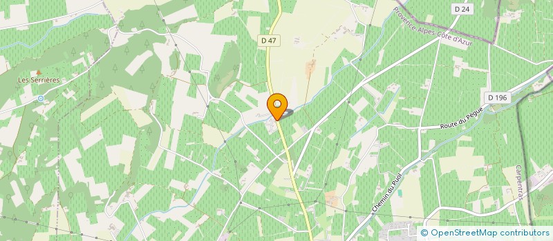localisation de l'entreprise CAVEAU SAINT JEAN  VALREAS