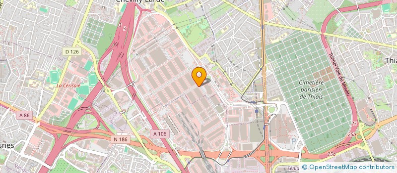 localisation de l'entreprise CAVEAU VIGNERONS RECOLTANTS  CHEVILLY-LARUE