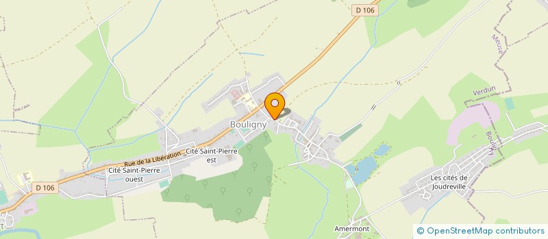 localisation de l'entreprise CAVEC à BOULIGNY