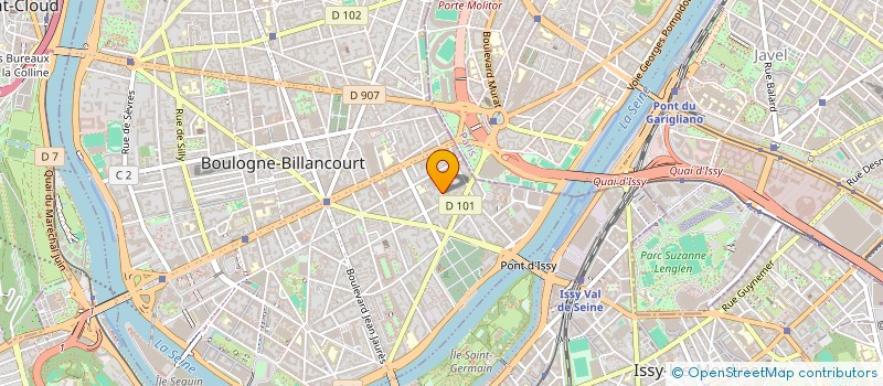 localisation de l'entreprise CAVELIERS KOELTGEN ET PARTENAIRES à BOULOGNE-BILLANCOURT