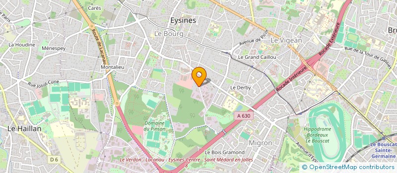 localisation de l'entreprise CAVELITE à EYSINES