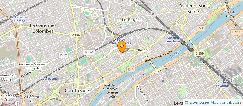 localisation de l'entreprise CAVELL23 à COURBEVOIE