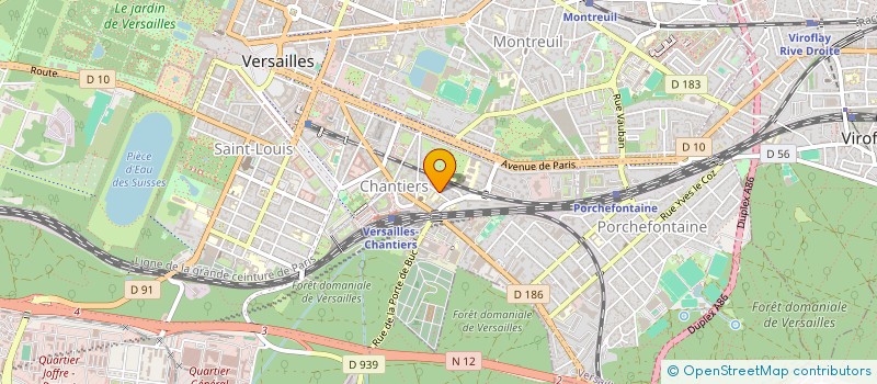 localisation de l'entreprise CAVELLE INVEST à VERSAILLES