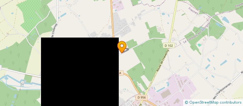 localisation de l'entreprise CAVEN  FRESNES