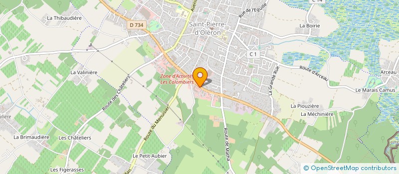 localisation de l'entreprise CAVENDISH  SAINT-PIERRE-D'OLERON