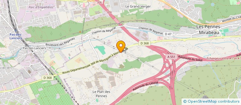 localisation de l'entreprise CAVERNE CUSTOM à LES PENNES-MIRABEAU