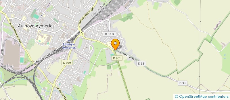 localisation de l'entreprise CAVERNE ET NOEL KINE  BACHANT