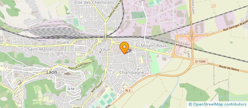localisation de l'entreprise CAVES A MUSIQUE DE LAON à LAON