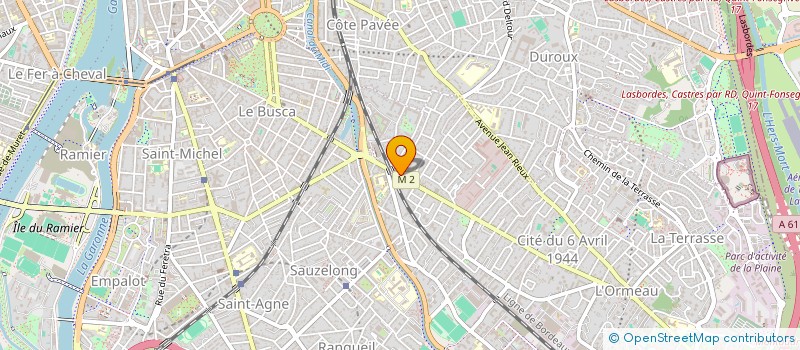 localisation de l'entreprise CAVES AMIEL à TOULOUSE