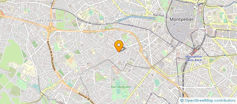 localisation de l'entreprise CAVES BILLARDS L HERAULT ( C.B.H )  MONTPELLIER