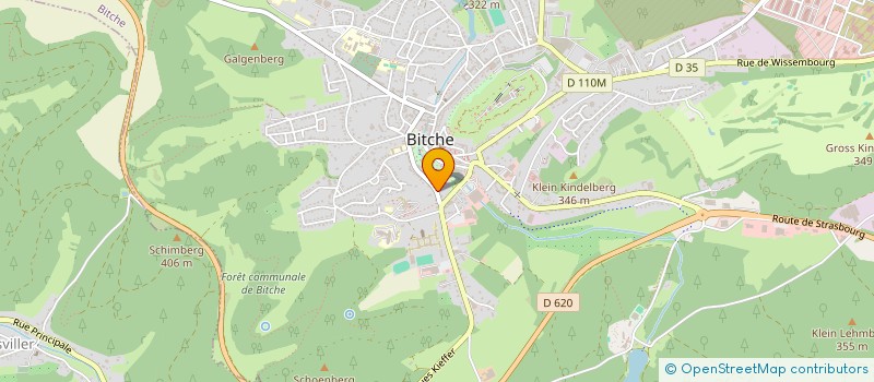 localisation de l'entreprise CAVES BITCHOISES SARL MAISON GAUDET à BITCHE