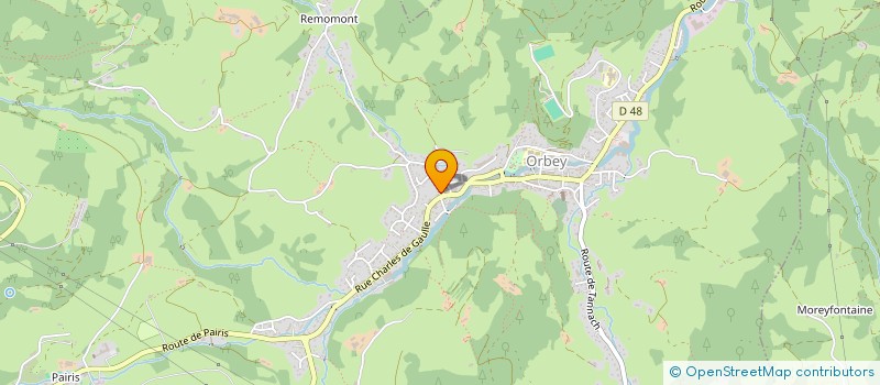 localisation de l'entreprise CAVES D'AFFINAGE SCHUSTER à ORBEY