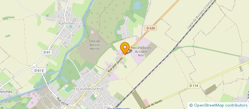 localisation de l'entreprise CAVES DE LESNES  ESCAUDUVRES