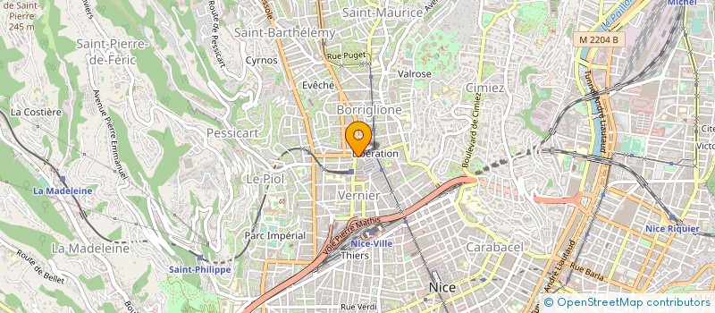 localisation de l'entreprise CAVES DE PROVENCE à NICE