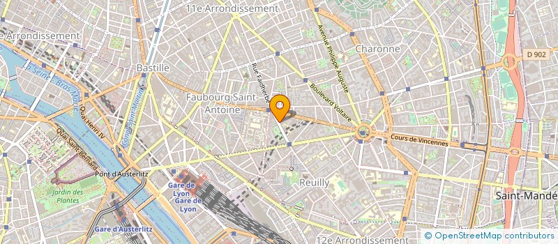 localisation de l'entreprise CAVES DE REUILLY à PARIS