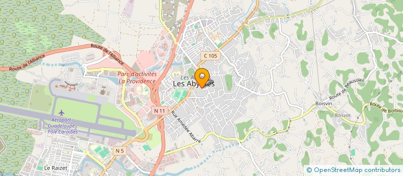 localisation de l'entreprise CAVES DES ILES à LES ABYMES