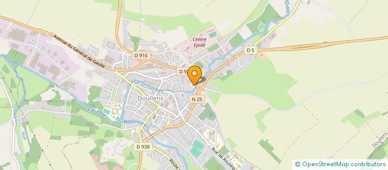 localisation de l'entreprise CAVES DEVASSENNE  DOULLENS