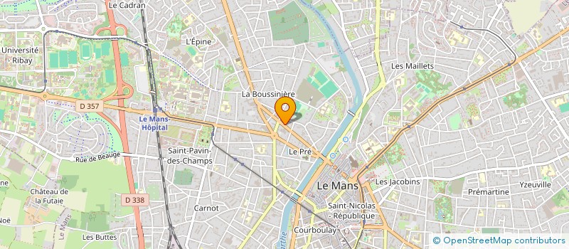 localisation de l'entreprise CAVES ENTREPOTS DU MAINE à LE MANS