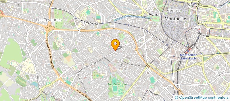 localisation de l'entreprise CAVES ET TECHNIQUES DE L'HABITAT à MONTPELLIER