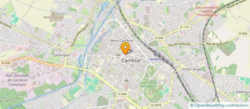 localisation de l'entreprise CAVES INVEST 2 à CAMBRAI