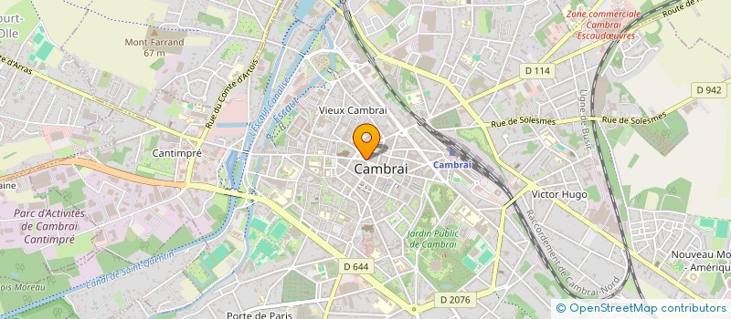 localisation de l'entreprise CAVES INVEST  CAMBRAI
