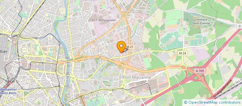localisation de l'entreprise CAVES LANGUEDOC ROUSSILLON à MONTPELLIER