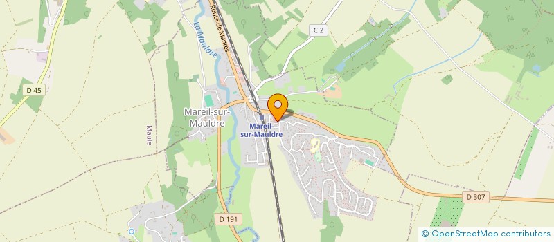 localisation de l'entreprise CAVES MERVEILLE à MAREIL-SUR-MAULDRE