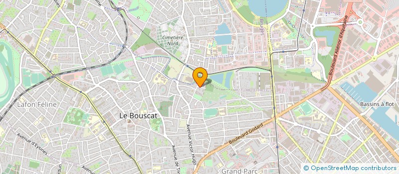 localisation de l'entreprise CAVES MORAND à LE BOUSCAT