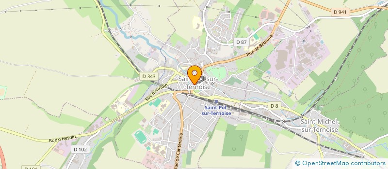 localisation de l'entreprise CAVES SAINT-POLOISES à SAINT-POL-SUR-TERNOISE