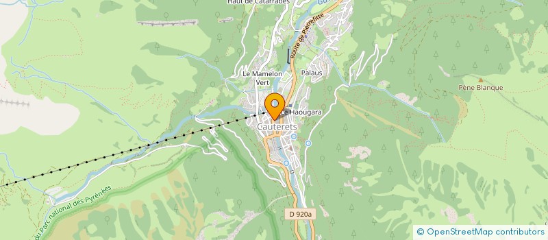 localisation de l'entreprise CAVES SEPET MAISONGROSSE à CAUTERETS
