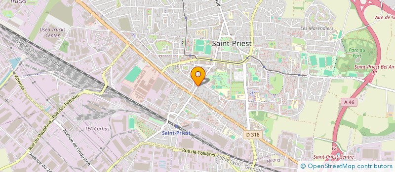 localisation de l'entreprise CAVEST IMMO  SAINT-PRIEST
