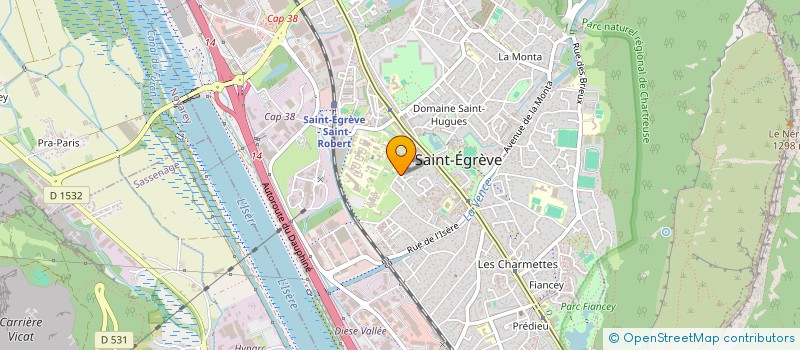 localisation de l'entreprise CAVESTRO - DURAND  SAINT-EGREVE