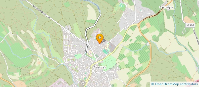 localisation de l'entreprise CAVET P ET DOMENGE JEAN LOUIS  CASTRIES