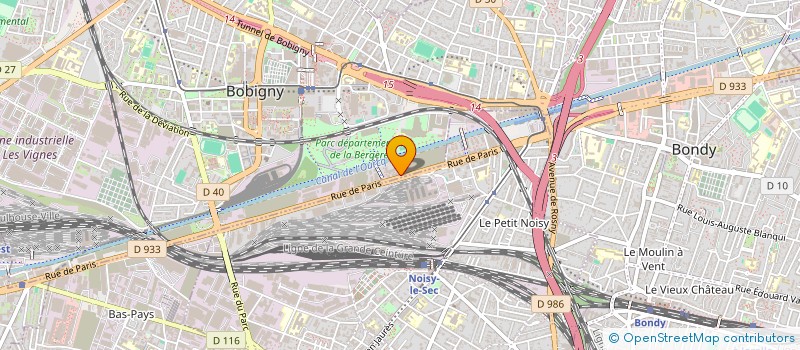 localisation de l'entreprise CAVGA à BOBIGNY